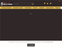 Tablet Screenshot of mjguitars.de